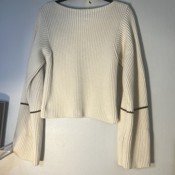 Helmut Lang Linda Cotton & Wool crop sweater XL - Picture 7 of 9